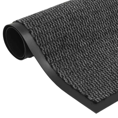 vidaXL Dust Control Mats 2 pcs Rectangular Tufted 80x120 cm Anthracite