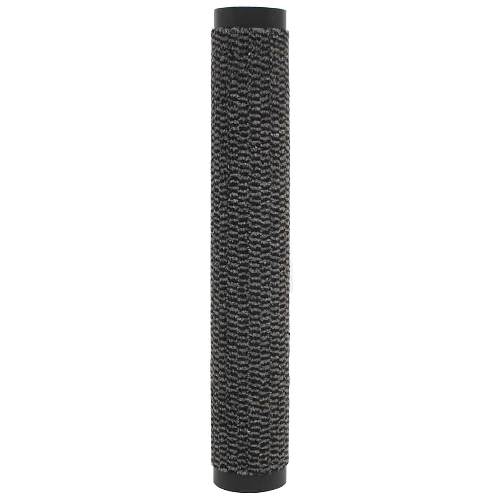 vidaXL Dust Control Mats 2 pcs Rectangular Tufted 80x120 cm Anthracite