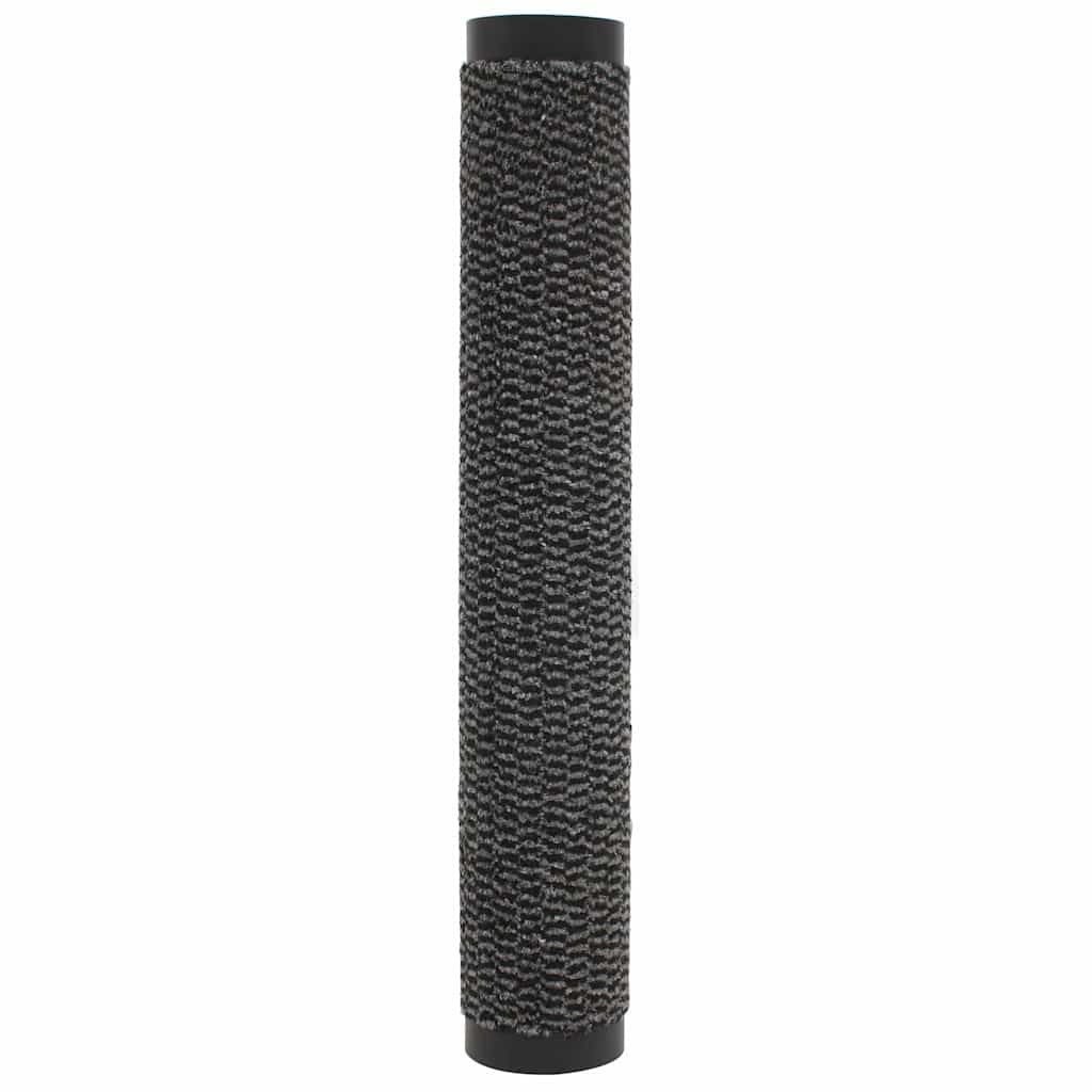 vidaXL Dust Control Mats 2 pcs Rectangular Tufted 80x120 cm Anthracite