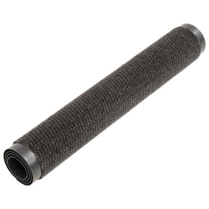 vidaXL Dust Control Mats 2 pcs Rectangular Tufted 80x120 cm Black