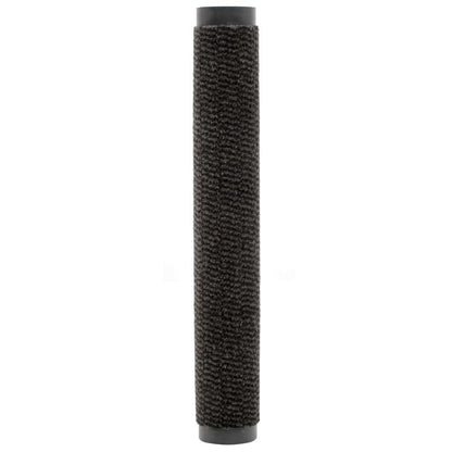 vidaXL Dust Control Mats 2 pcs Rectangular Tufted 80x120 cm Black
