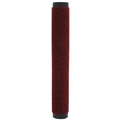 vidaXL Dust Control Mats 2 pcs Rectangular Tufted 80x120 cm Red