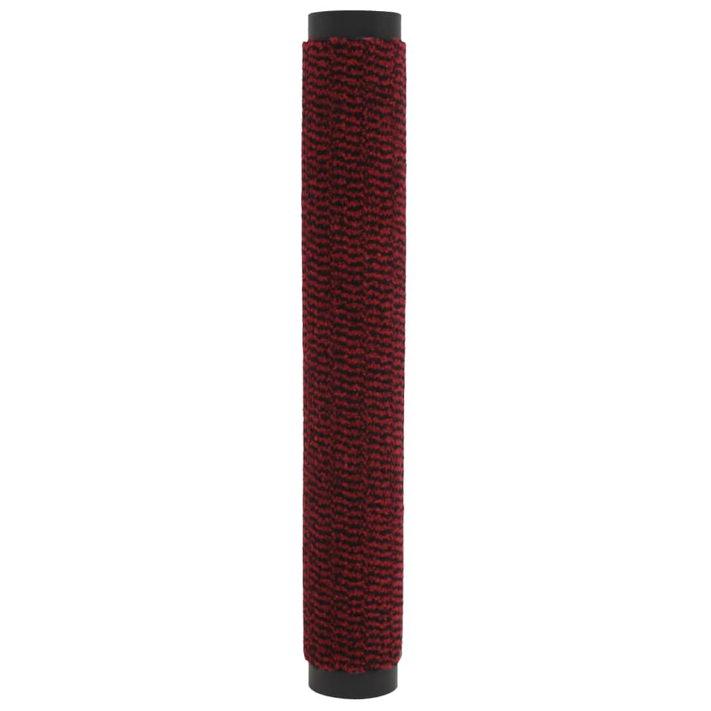 vidaXL Dust Control Mats 2 pcs Rectangular Tufted 90x150 cm Red