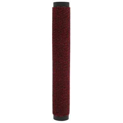 vidaXL Dust Control Mats 2 pcs Rectangular Tufted 90x150 cm Red