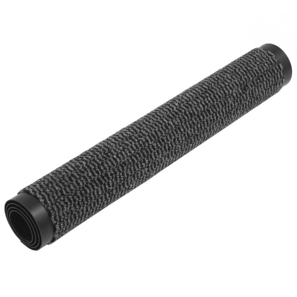 vidaXL Dust Control Mats 2 pcs Rectangular Tufted 120x180 cm Anthracite