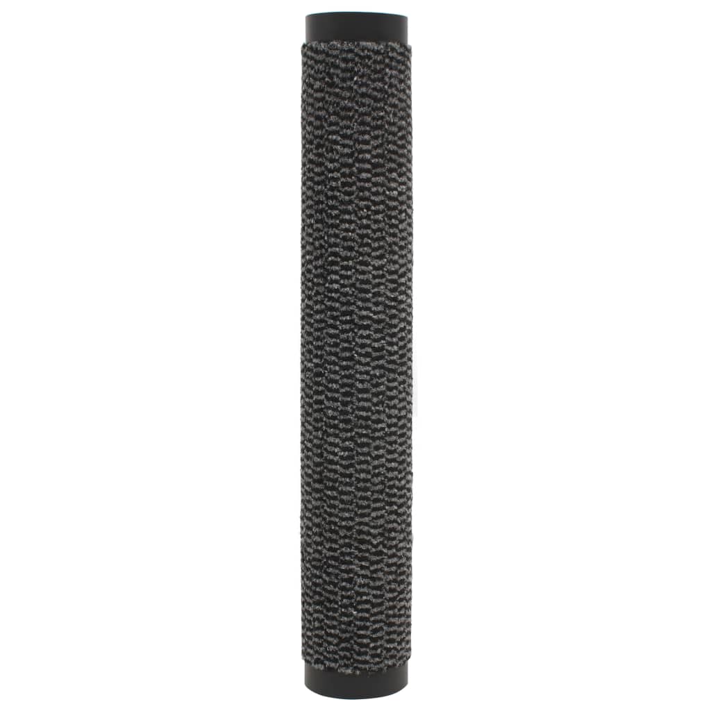 vidaXL Dust Control Mats 2 pcs Rectangular Tufted 120x180 cm Anthracite