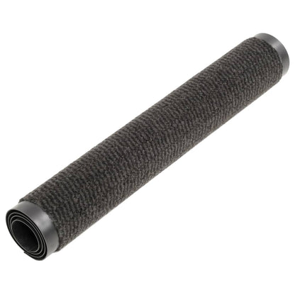 vidaXL Dust Control Mats 2 pcs Rectangular Tufted 120x180 cm Black