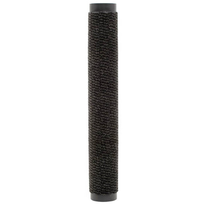 vidaXL Dust Control Mats 2 pcs Rectangular Tufted 120x180 cm Black