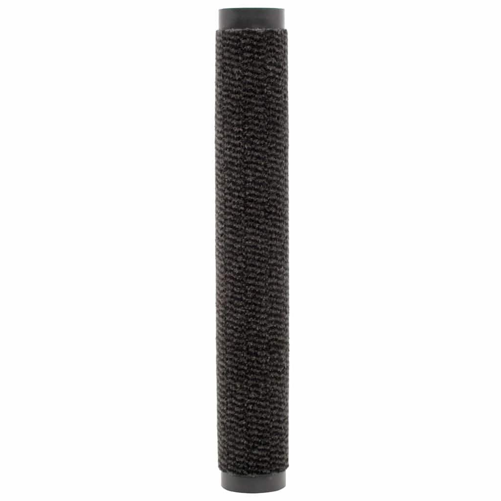 vidaXL Dust Control Mats 2 pcs Rectangular Tufted 120x180 cm Black