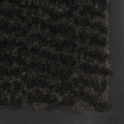 vidaXL Dust Control Mats 2 pcs Rectangular Tufted 120x180 cm Black