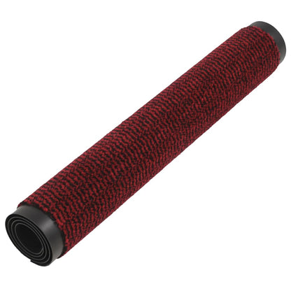 vidaXL Dust Control Mats 2 pcs Rectangular Tufted 120x180 cm Red