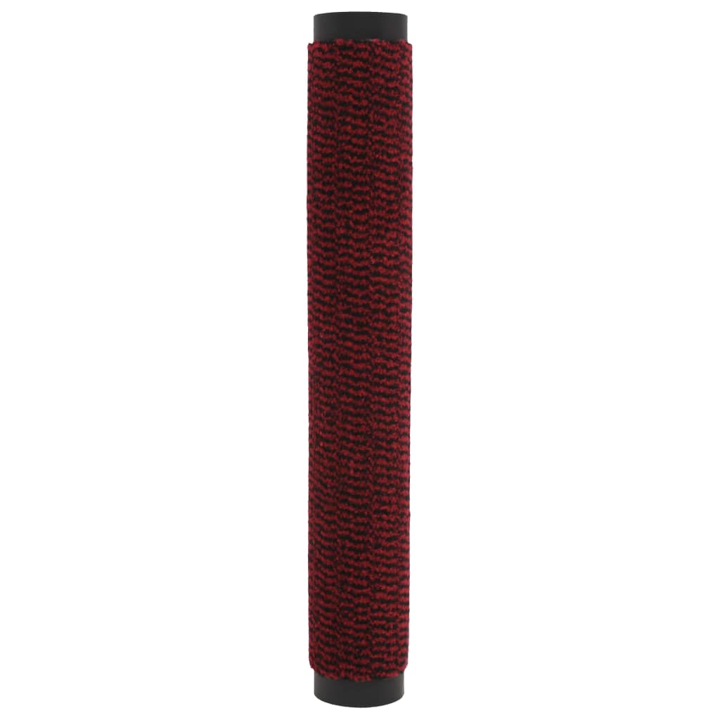 vidaXL Dust Control Mats 2 pcs Rectangular Tufted 120x180 cm Red
