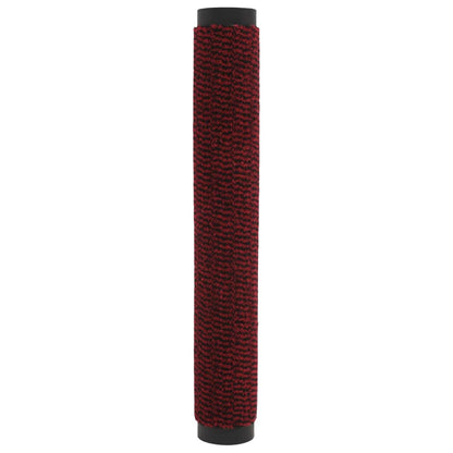 vidaXL Dust Control Mats 2 pcs Rectangular Tufted 120x180 cm Red