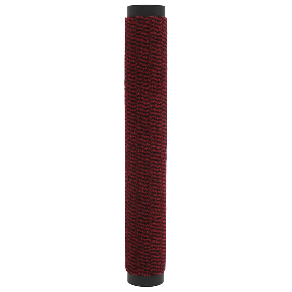vidaXL Dust Control Mats 2 pcs Rectangular Tufted 120x180 cm Red