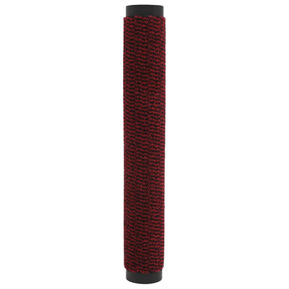vidaXL Dust Control Mats 2 pcs Rectangular Tufted 120x180 cm Red