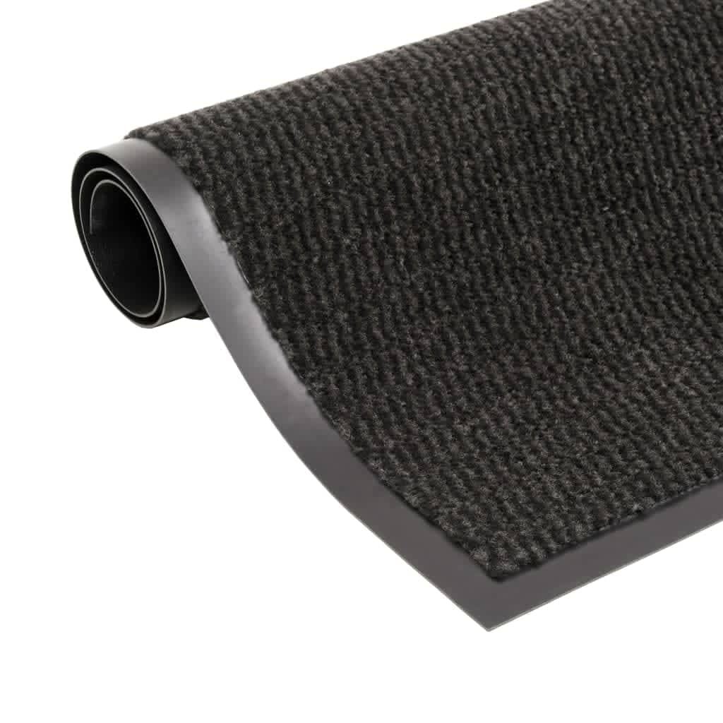 vidaXL Dust Control Mats 2 pcs Rectangular Tufted 120x180 cm Blue