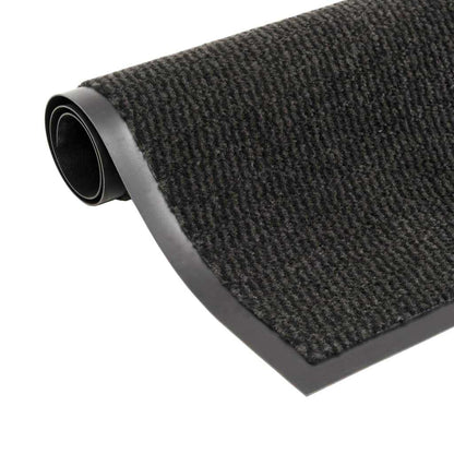 vidaXL Dust Control Mats 2 pcs Rectangular Tufted 120x180 cm Blue