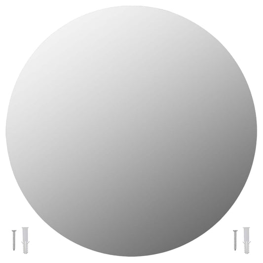 vidaXL Wall Mirrors 2 pcs 60 cm Round Glass