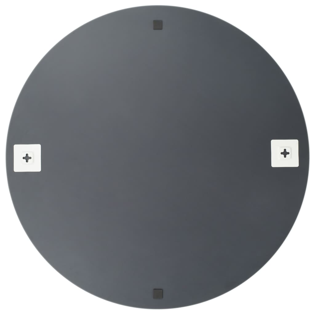 vidaXL Wall Mirrors 2 pcs 60 cm Round Glass