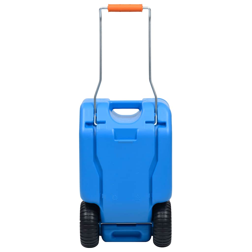vidaXL Wheeled Water Tank for Camping 25 L Blue