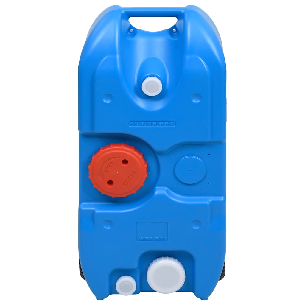 vidaXL Wheeled Water Tank for Camping 40 L Blue