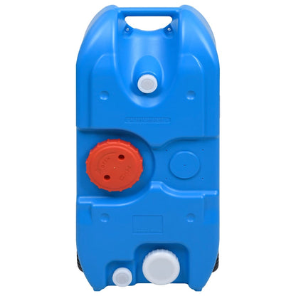 vidaXL Wheeled Water Tank for Camping 40 L Blue