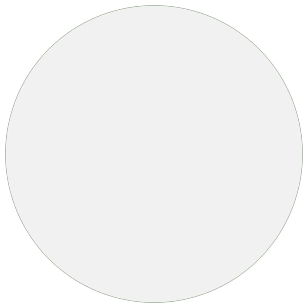 vidaXL Table Protector Matte Ø 90 cm 2 mm PVC