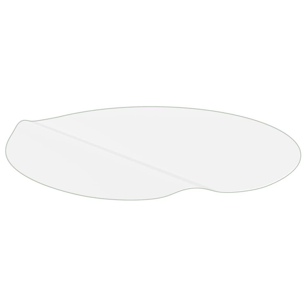 vidaXL Table Protector Matte Ø 110 cm 2 mm PVC
