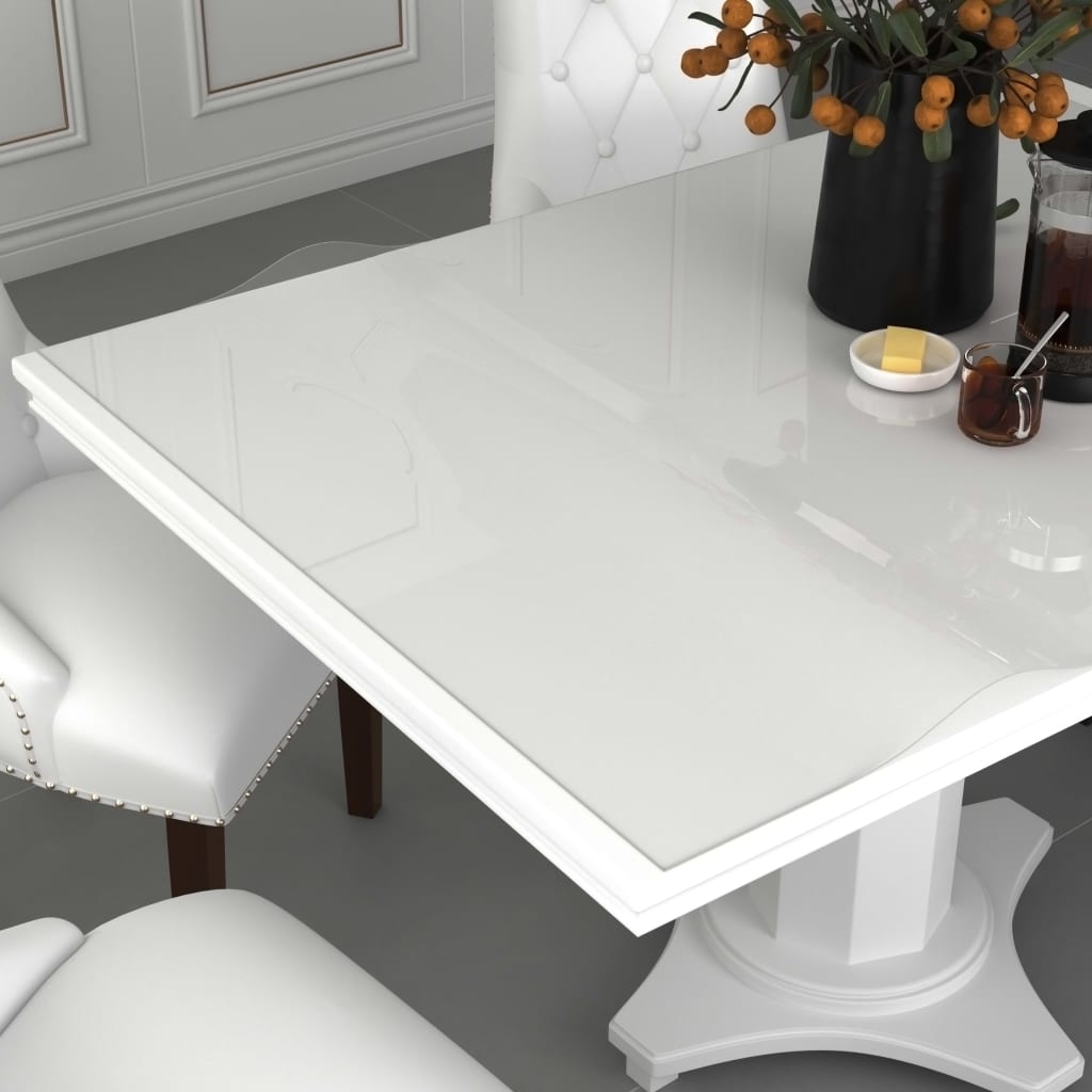 vidaXL Table Protector Transparent 100x90 cm 1.6 mm PVC