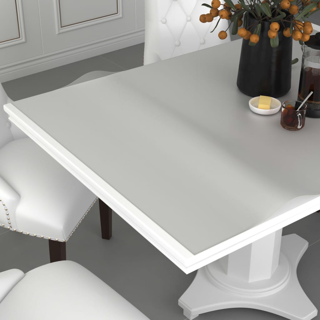 vidaXL Table Protector Matt 100x90 cm 1.6 mm PVC