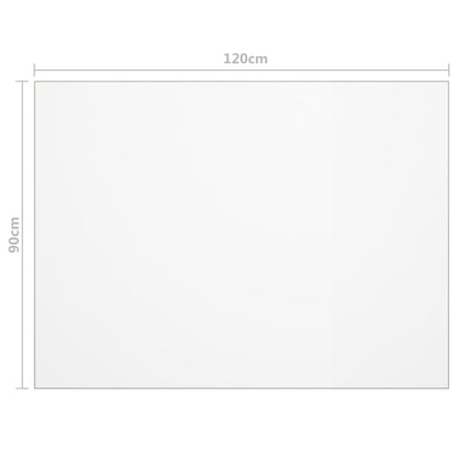 vidaXL Table Protector Matt 120x90 cm 1.6 mm PVC