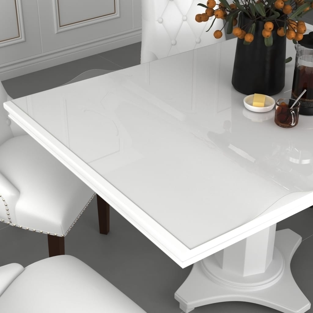 vidaXL Table Protector Roll Transparent 0.9x15 m 1.6 mm PVC