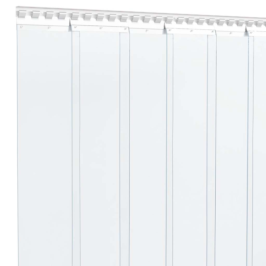 288281 vidaXL Strip Curtain Roll PVC 1,6 mm x 200mm 25 m