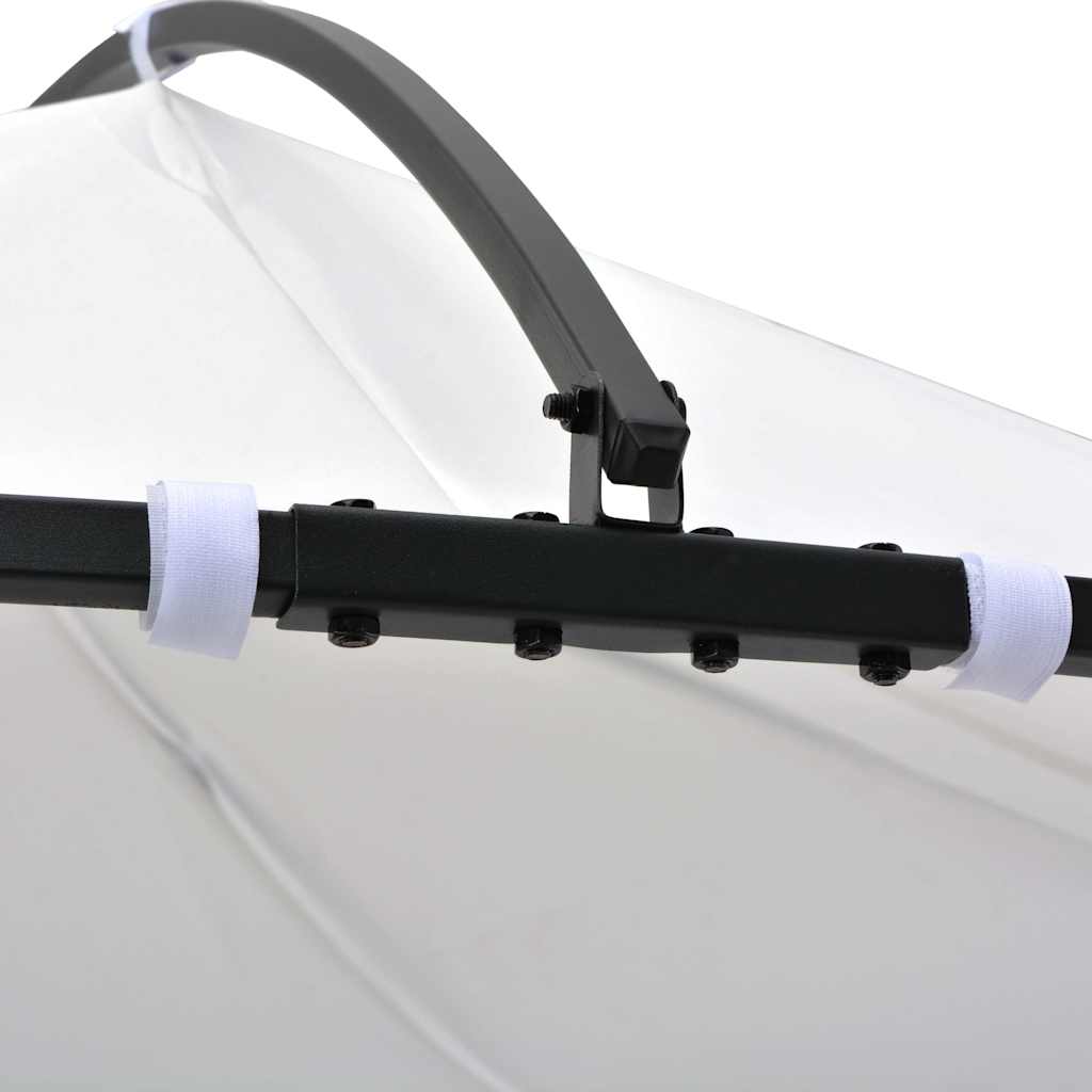 310030 vidaXL Gazebo 300x290 cm White Round
