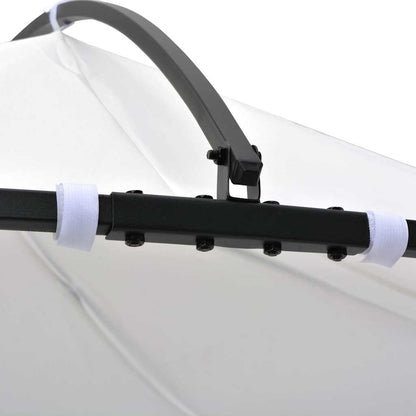 310030 vidaXL Gazebo 300x290 cm White Round