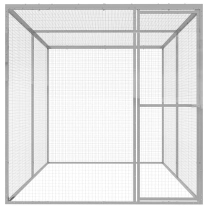 vidaXL Cat Cage 3x1.5x1.5 m Galvanised Steel