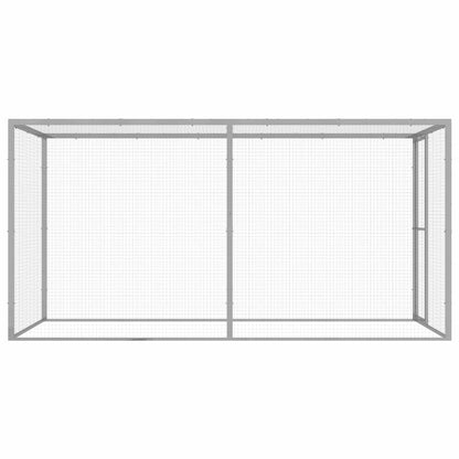vidaXL Cat Cage 3x1.5x1.5 m Galvanised Steel