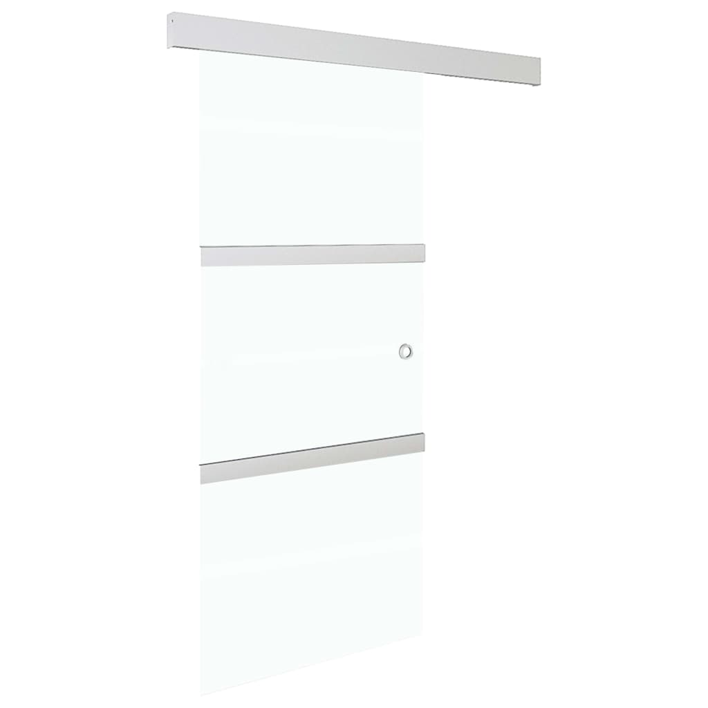 vidaXL Sliding Door with Soft Stops ESG Glass and Aluminium 76x205 cm