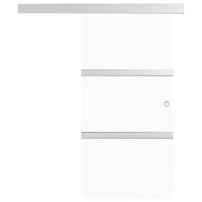 vidaXL Sliding Door with Soft Stops ESG Glass and Aluminium 76x205 cm