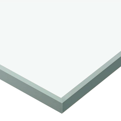 vidaXL Sliding Door ESG Glass and Aluminium 76x212 cm Silver