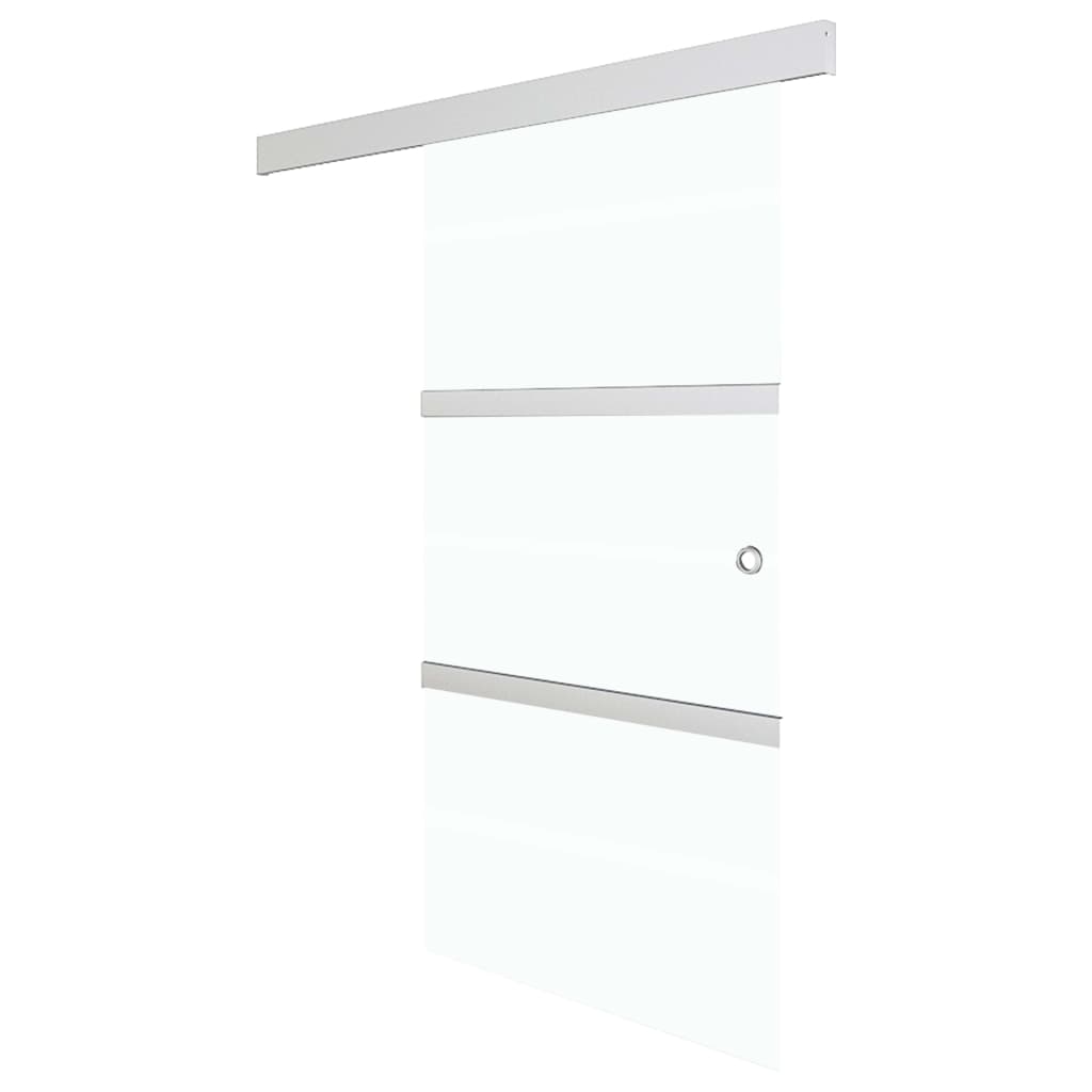 vidaXL Sliding Door with Soft Stops ESG Glass and Aluminium 76x205 cm