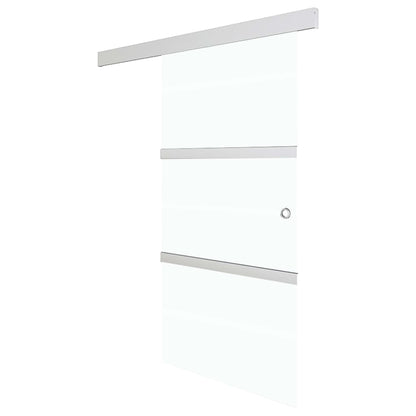 vidaXL Sliding Door with Soft Stops ESG Glass and Aluminium 76x205 cm