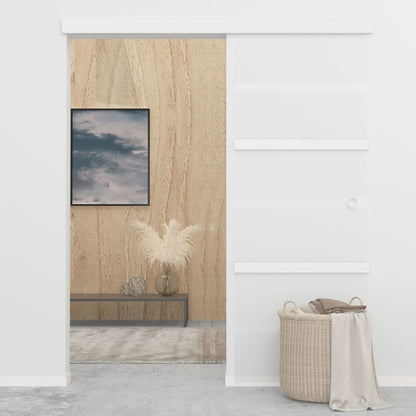 vidaXL Sliding Door with Soft Stops ESG Glass and Aluminium 76x205 cm