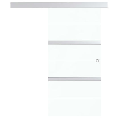 vidaXL Sliding Door with Soft Stops ESG Glass and Aluminium 76x205 cm