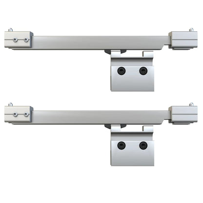 vidaXL Sliding Door with Soft Stops ESG Glass and Aluminium 76x205 cm