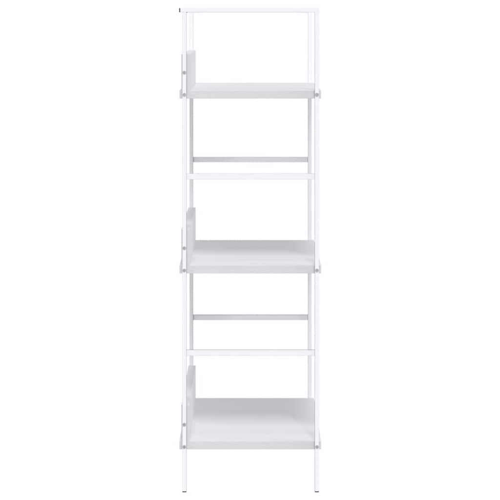 vidaXL 3-Layer Book Shelf White 60x27.6x90.5 cm Engineered Wood
