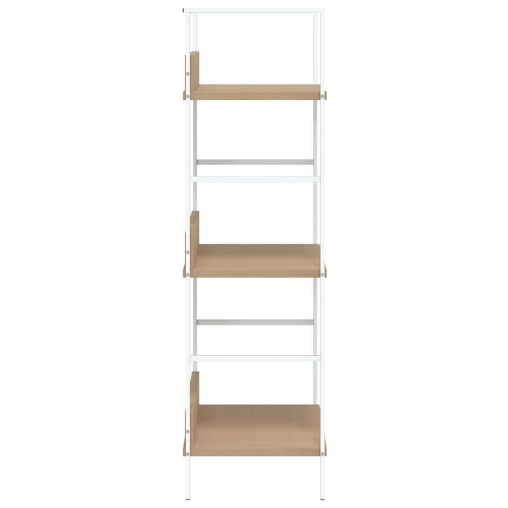 vidaXL 3-Layer Book Shelf Oak 60x27.6x90.5 cm Engineered Wood
