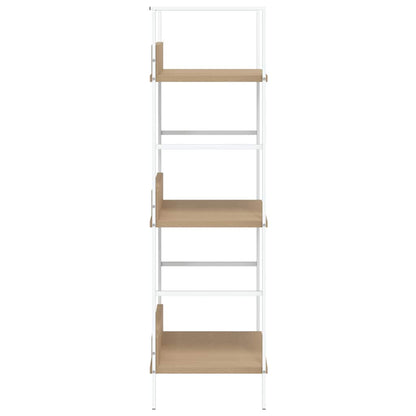 vidaXL 3-Layer Book Shelf Oak 60x27.6x90.5 cm Engineered Wood