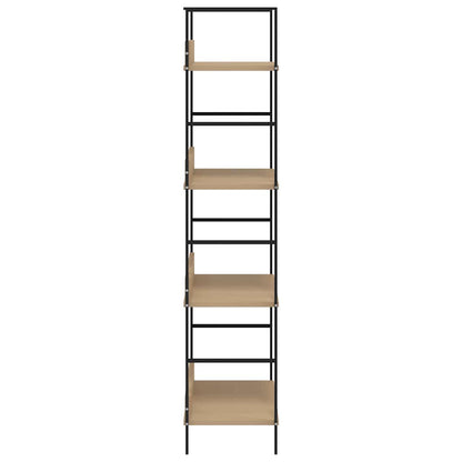vidaXL 4-Layer Book Shelf Oak 60x27.6x124.5 cm Engineered Wood