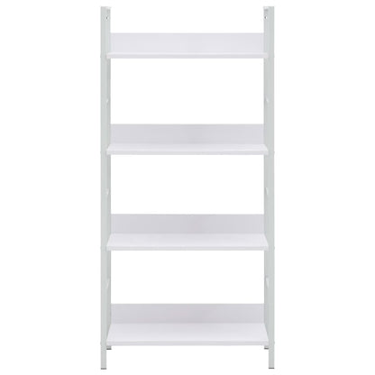 vidaXL 4-Layer Book Shelf White 60x27.6x124.5 cm Engineered Wood